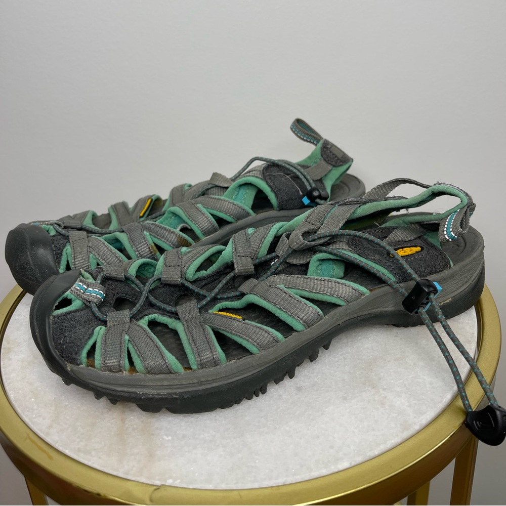 KEEN Whisper Women's 7 Waterproof Blue Hiking Sandal